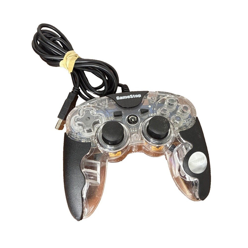Sony Playstation 3 PS3 Clear Wired Controller | Gamestop Original |